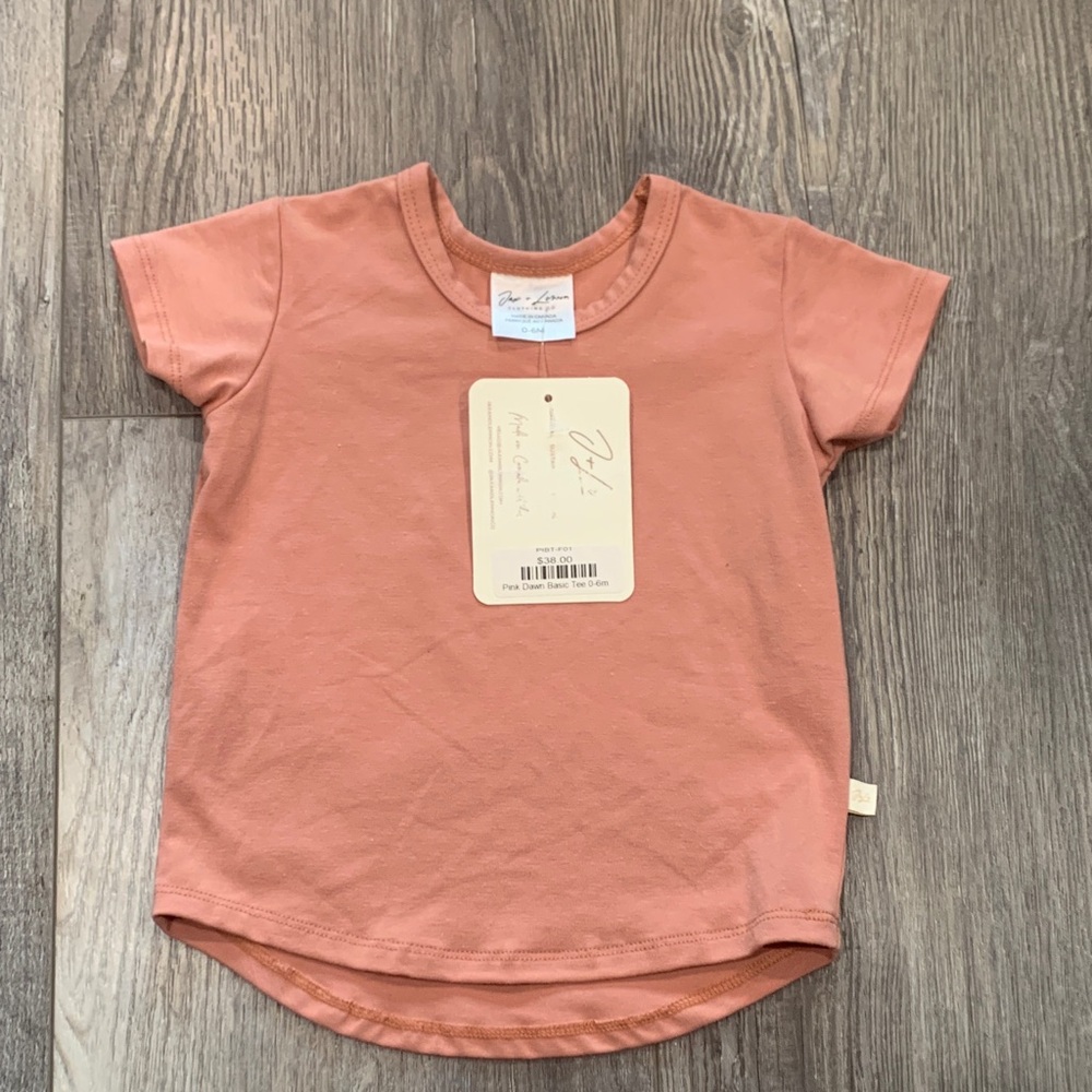 Jax & Lennon Pink Dawn Basic Tee